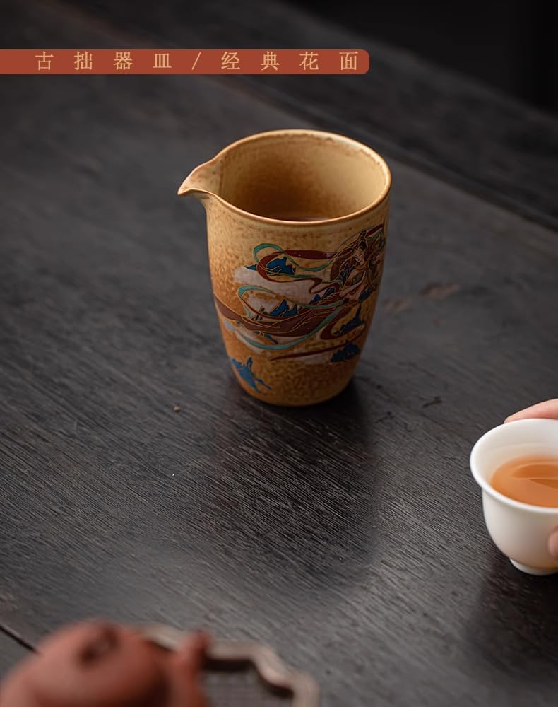 Handmade Chai Kiln Fairness Cup, Retro Chinese Style, Tea Sea, Tea Accessories-style1
