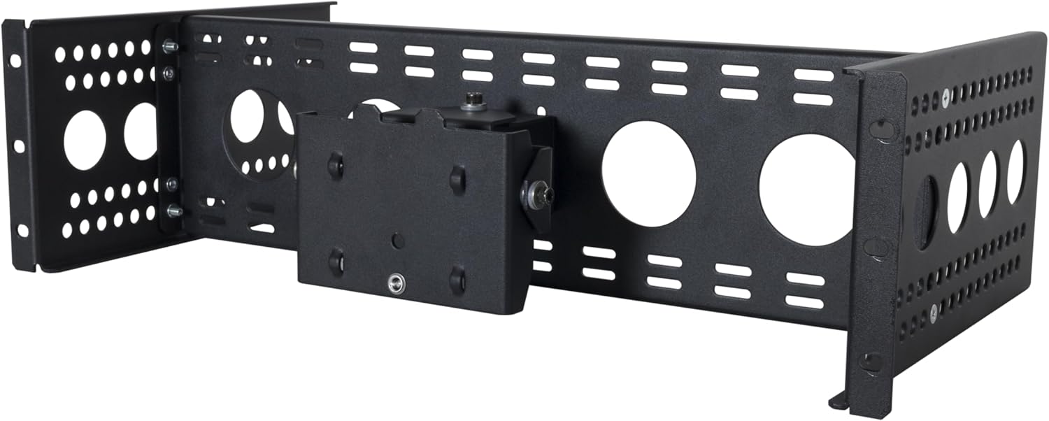 RackSolutions Universal Rack Mount Monitor VESA Swivel Steel Bracket