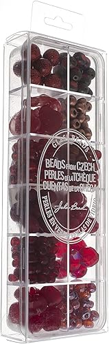 Miniatura 5 de Cuentas de vidrio checo con formas y tamaños surtidos 200gms - Día de la Alegría