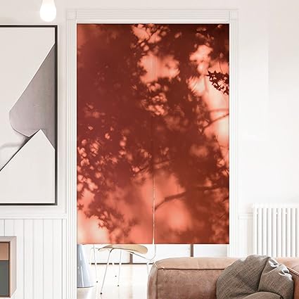 Amazon Co Jp のれん おしゃれ 北欧 150丈 カラー 綿麻 目隠し カーテン 幾何学模様 プライバシー保護 部屋仕切り 玄関 キッチン 出入口 ドアカーテン 80 140cm 暖簾 洗濯可能 つっぱり式暖簾 1 丈 モダン 洋風 和室兼用 インテリア 部屋飾り 一人暮らし ホーム