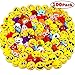 Paquete de 100 Almohadas de Felpa Emoji Mini Decoraciones de Llavero para Fiesta de cumpleaños, decoración del hogar, decoración de Paredes y Favor de Fiesta