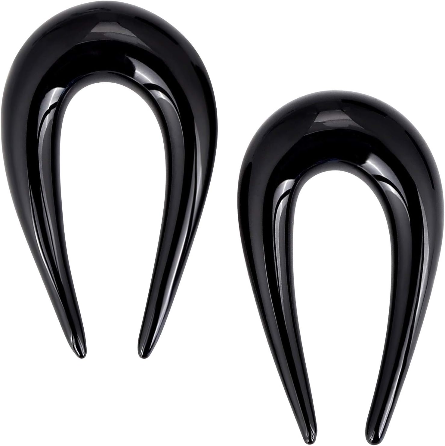 Stuppendux Ear Glass Spiral Tapers Plugs Tunnels Expander Hanger Gauges Earrings Stretching Body Piercings Jewelry Gauges 2g-00g