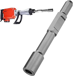 Pisman Hex Shank Ground Rod Driver for Jack Hammer, Hammer Drill Grounding Rod,Jackhammer Bit Aapter for Hex Demolition Jackhammer and 1-3/16" Hex-Shank
