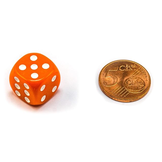 Foto 3 de 6 de Waldfelsen® - Juego de 6, 12, 20, 30 o 50 dados de alta calidad de Waldfelsen® de tamaño estándar de 16 mm…