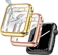 Vista 11 de top4cus Funda de 40mm Suave y Ligera Antiarañazos Protectora Completa 40mm iWatch Resistente al Agua con Brillo para Ejercicios Parachoques