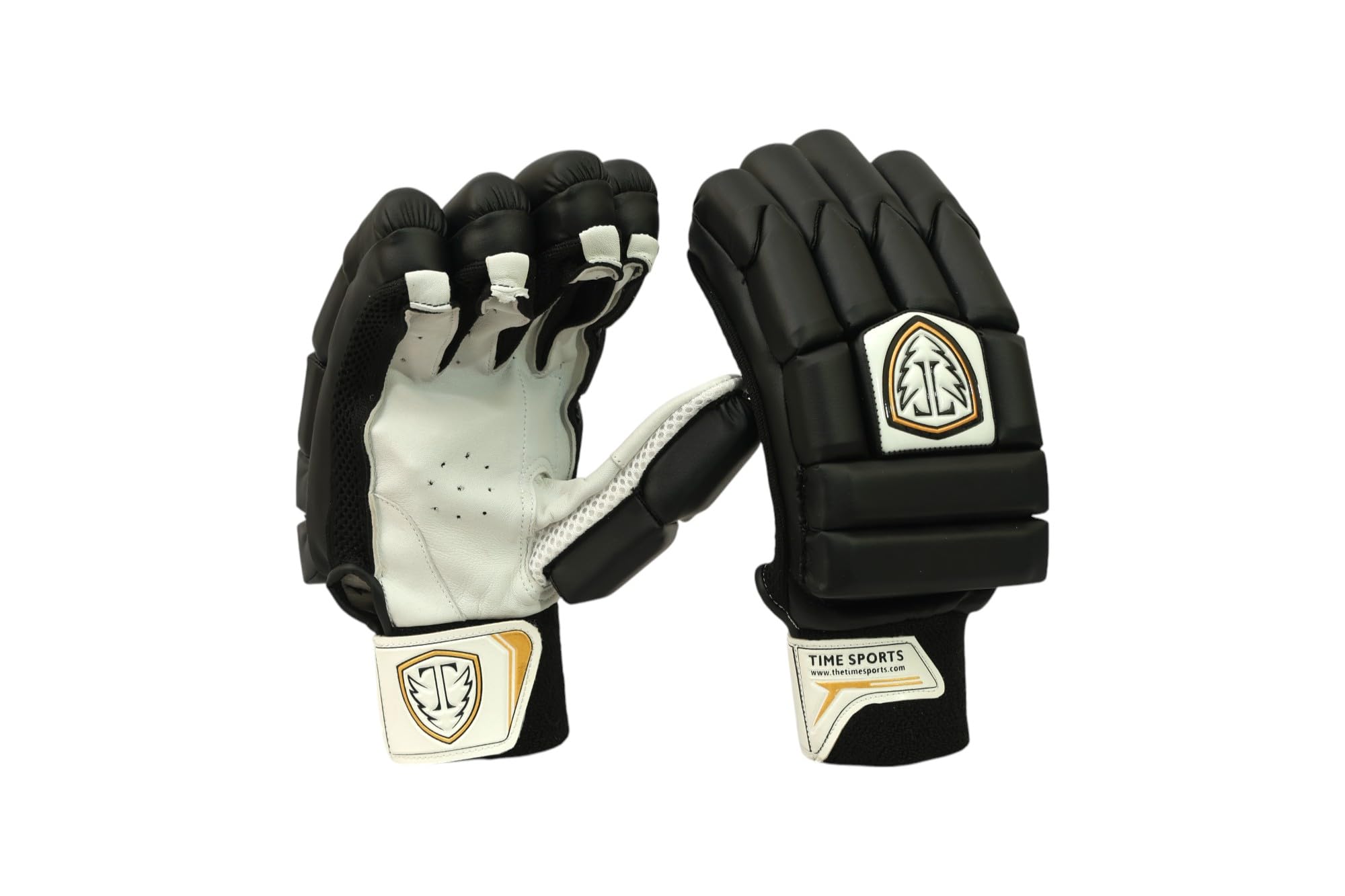 Time Sports Cricket Batting Cut Finger Gloves for Youth - Performance Lightweight (Black)-image-21