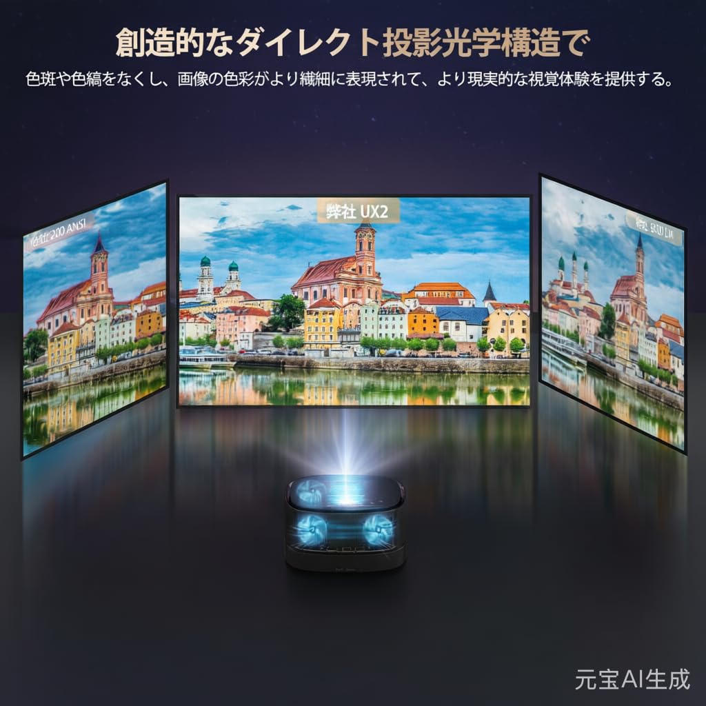Amazon.co.jp: 【限定モデル】 小型プロジェクター家庭用 天井投影
