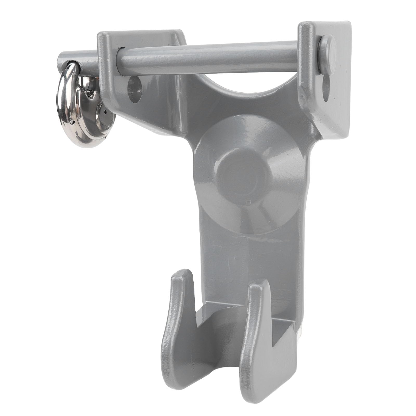Blocco per Gancio a Collo di Cigno, Blocco per Rimorchio a Collo di Cigno Antiruggine per Studio in Metallo per e Traino Pesante (Silver)
