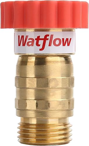 Watflow Latón sin plomo, Regulador de presión de agua, Regulador de presión de manguera de jardín, Reductor de presión para cámper, remolque, RV,