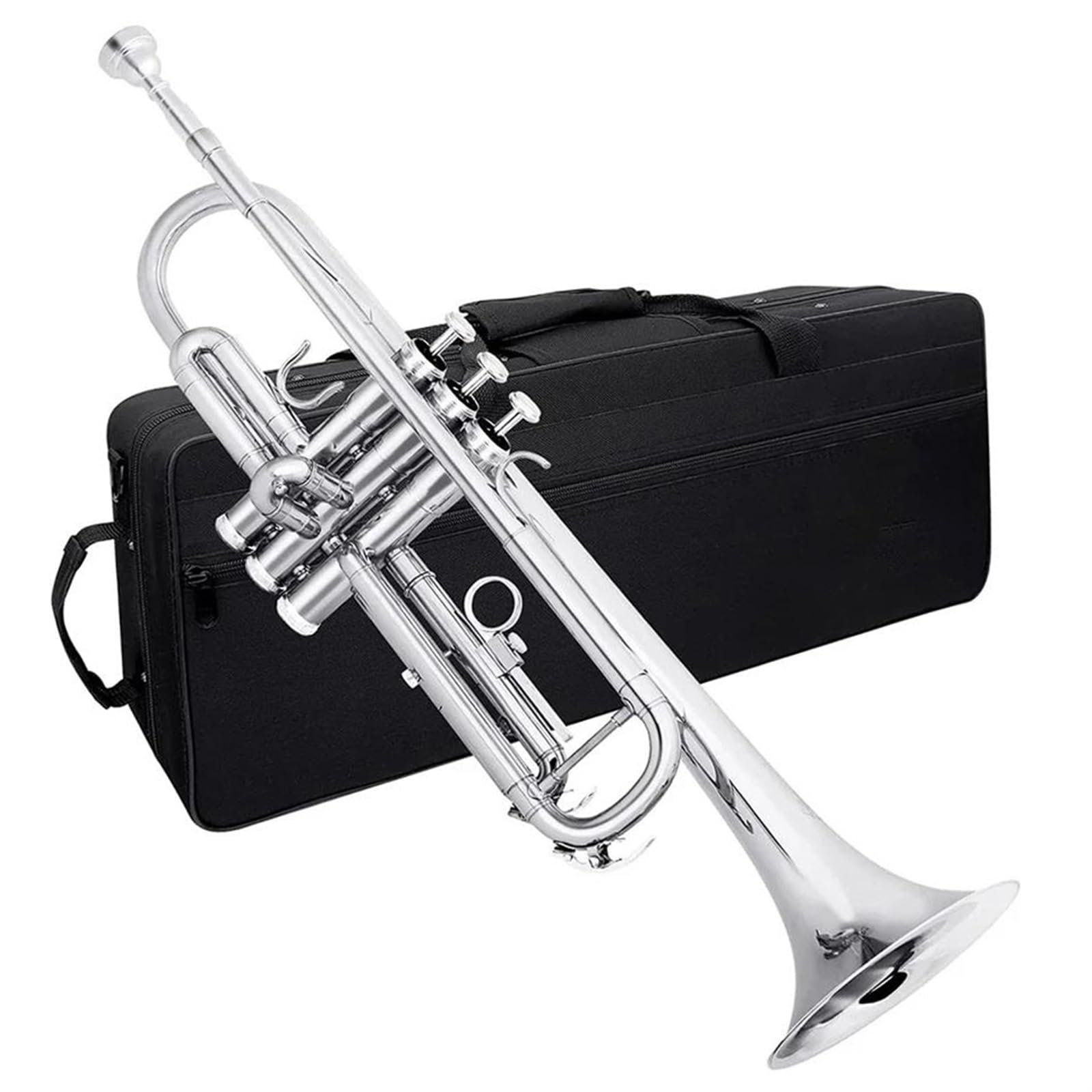 Tromba Per Principianti Tromba In Sib Strumento In Ottone Tromba In Ottone Standard Set Per Principianti Con Scatola Guanti Parti