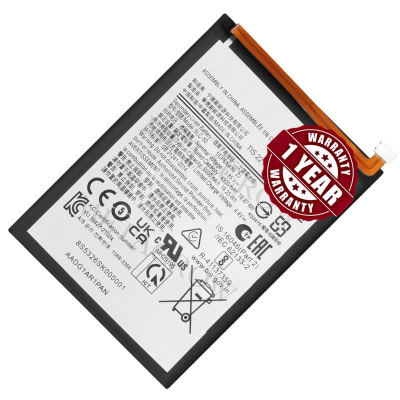 Image of Original SLC-50 Battery Compatible with Samsung Galaxy A03 Core (SM-A032F) - (5000mAh) - 1 Year Warranty BC46