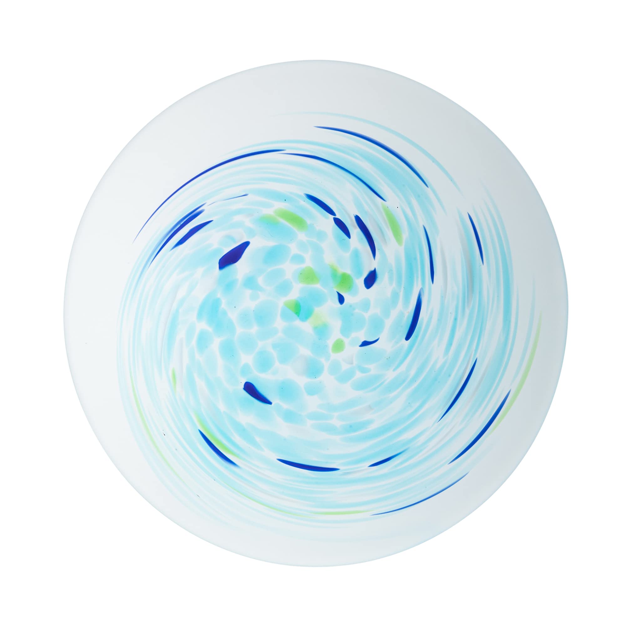 カラフル渦巻きガラス皿 約25cm カラフル渦巻きガラス皿 約25cm