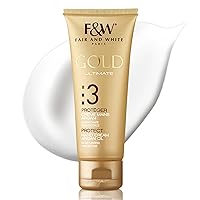Vista 1 de FAIR & WHITE Crema de manos Gold - 4.4 fl oz / 4.2 fl oz - Formulada para eliminar las estrías con manteca de karité y glicerina