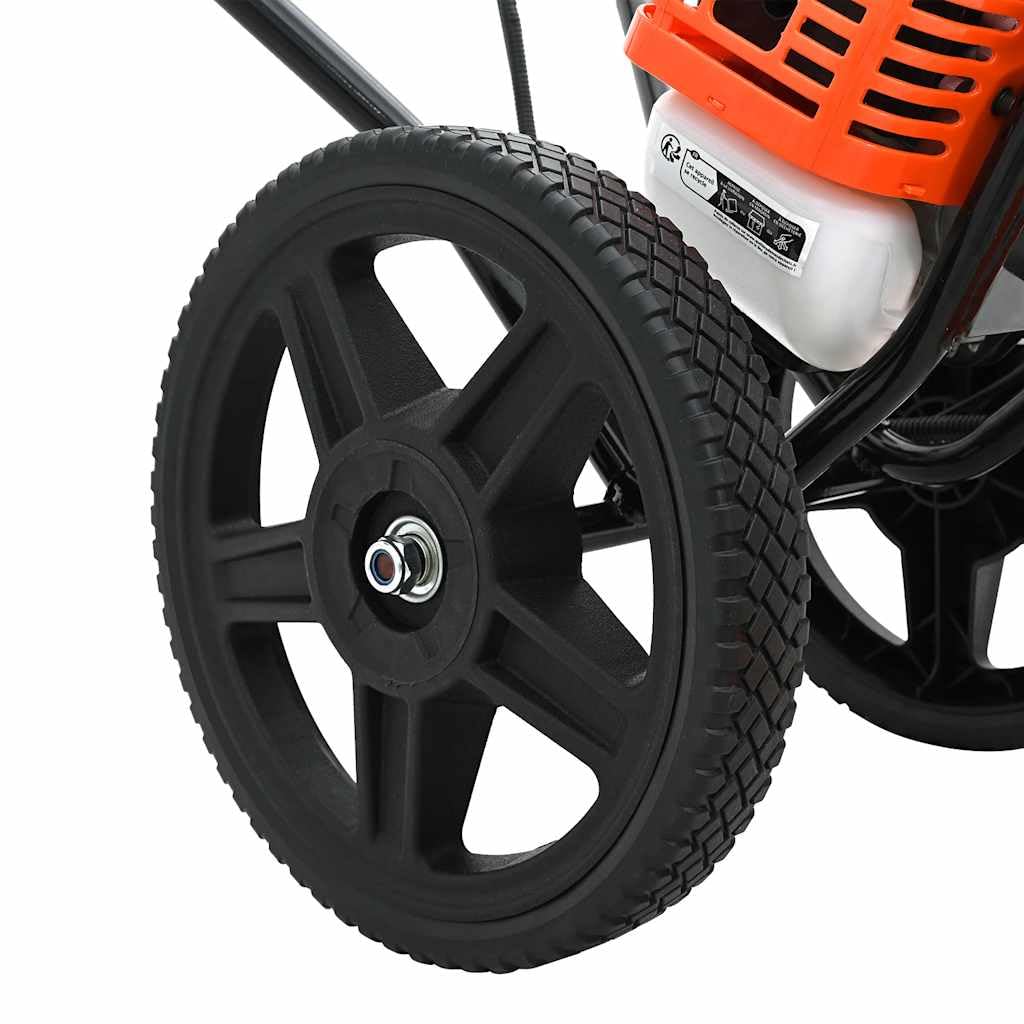 vidaXL Freischneider mit Rädern Orange 52 cm³ 1,45 kW