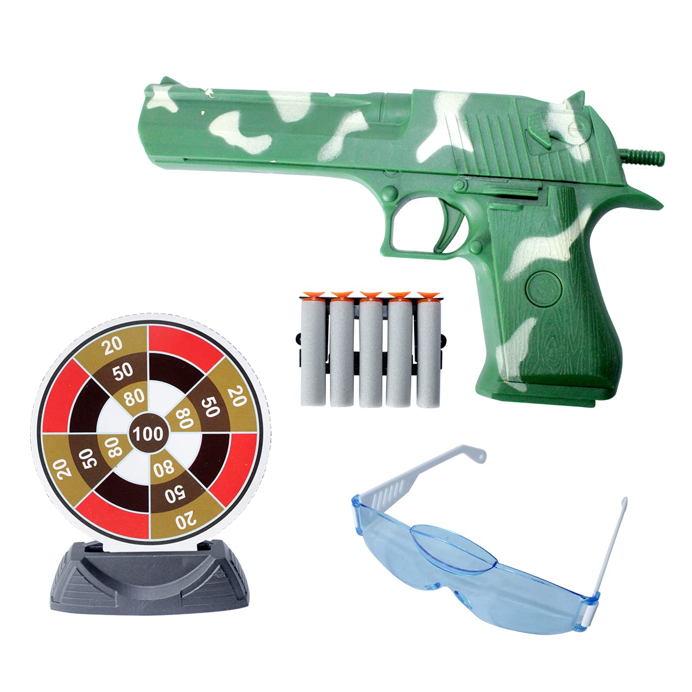 Ekan Shooting Gun Toy Set with Target Role Play Game for Kids/Boys/Children for Outdoor Activities and Gift Item (Multi Color ) (Gun Toy 3) (B09GRRDLQZ) Amazon Price History, Amazon Price Tracker