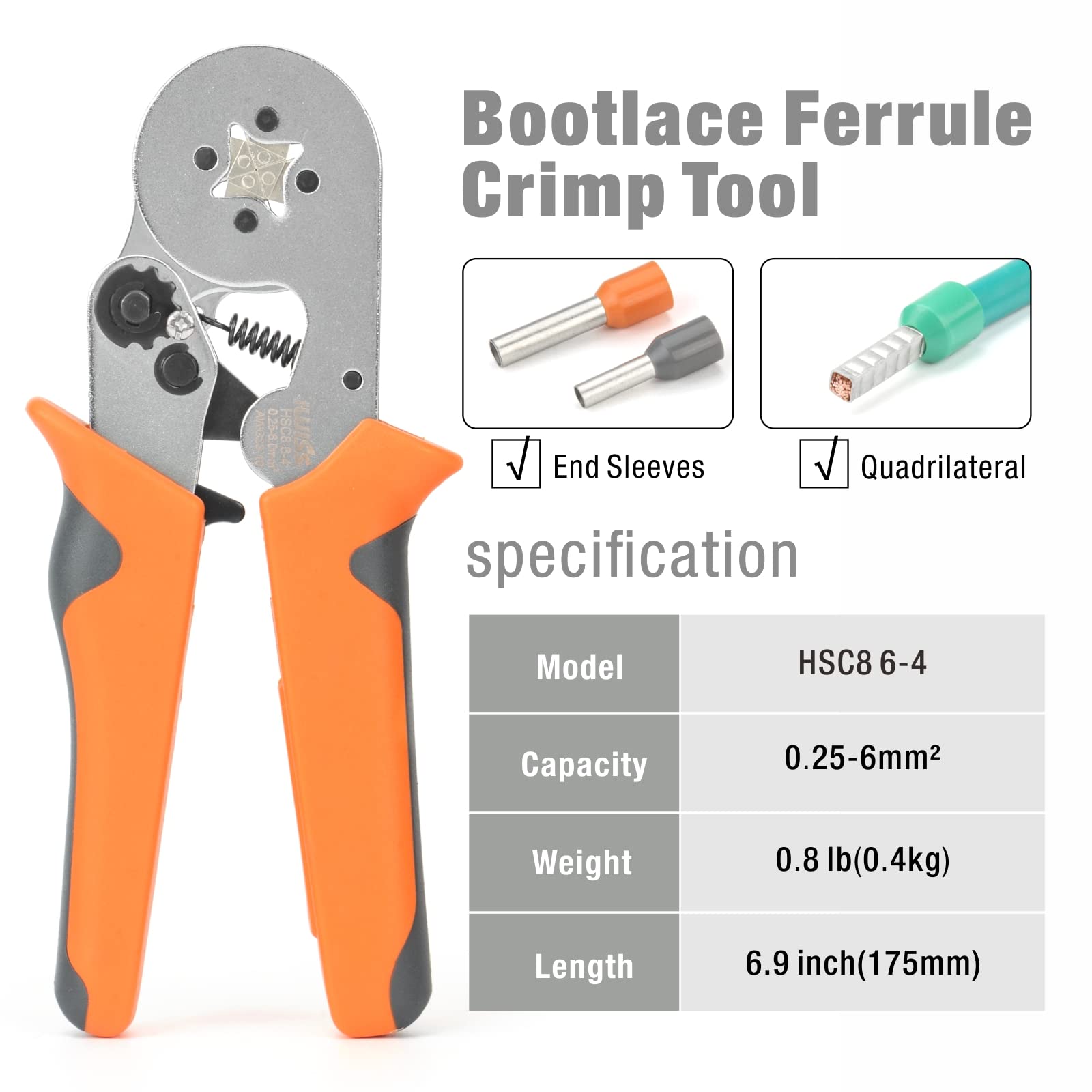 Buy IWISS Ferrule Crimping Tool Kit, IWISS AWG 2310 Selfadjustable