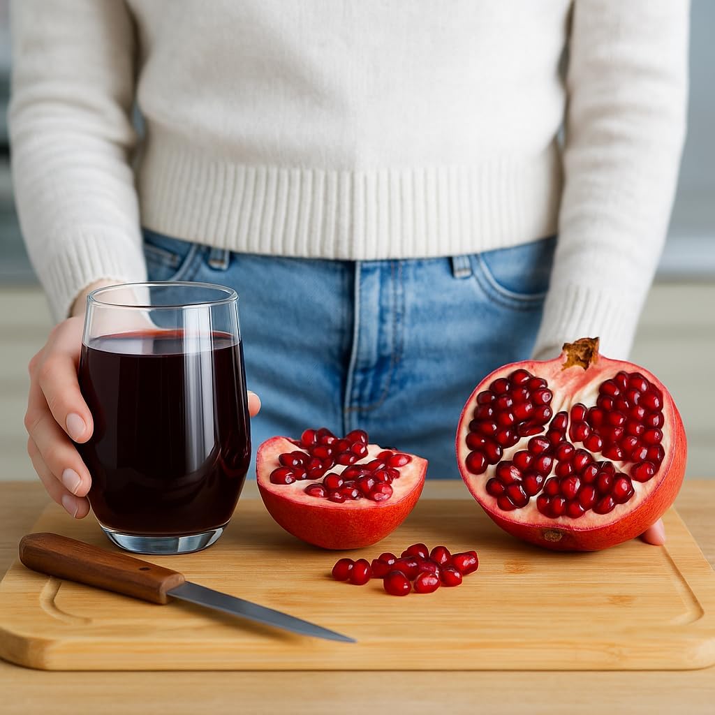 100% Organic Pomegranate Juice, 6.7 Oz Glass Bottle (24 Pack) No Sugar, No Artificial Colors, No Preservatives, No Flavors Added, Gluten Free and Kosher