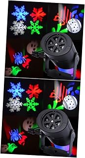 DOITOOL 2 Peças Iluminação Decorativa De Natal Luz Externa De Natal Feriado Luz Noturna Holofote Projeção Lâmpada Projetor Luzes De Natal Lâmpada De Projeção Amor Luzes Coloridas