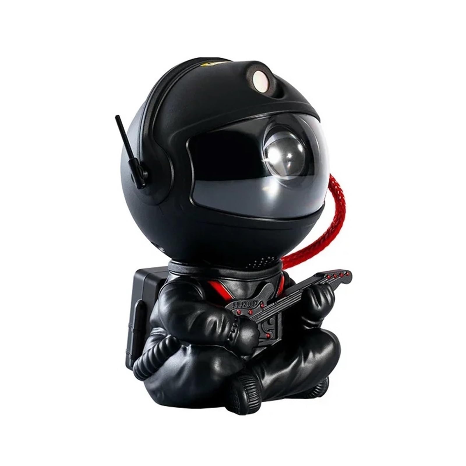 TRDEWR Astronaut Galaxy Starry Sky Projector Spaceman LED Night Light Bedroom Decorative Projection Lights Holiday Party Children Gifts Create an Atmosphere(Black Guitar)