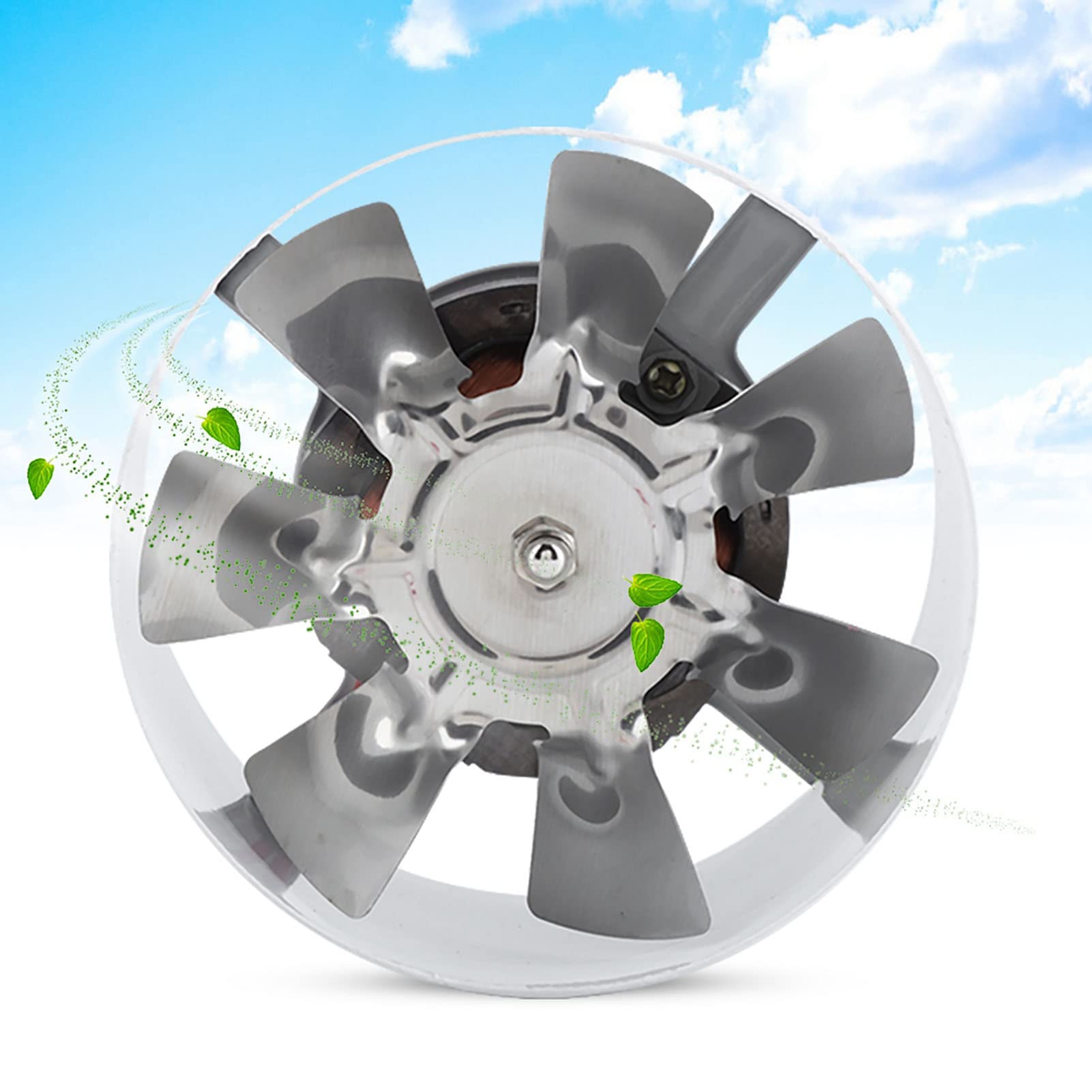 GOTOTOP Ventilateur d'extraction de cuisine 30W 220V - ventilateur d'extraction mural à faible bruit pour évents à la maison grenier cuisine salle de bain sous-sol