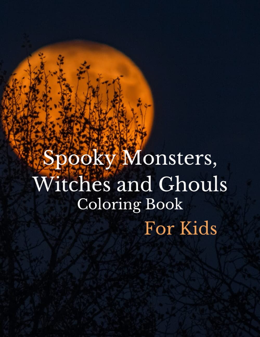 Spooky Halloween Themed Coloring Book: Children's Seasonal Holiday Coloring Book