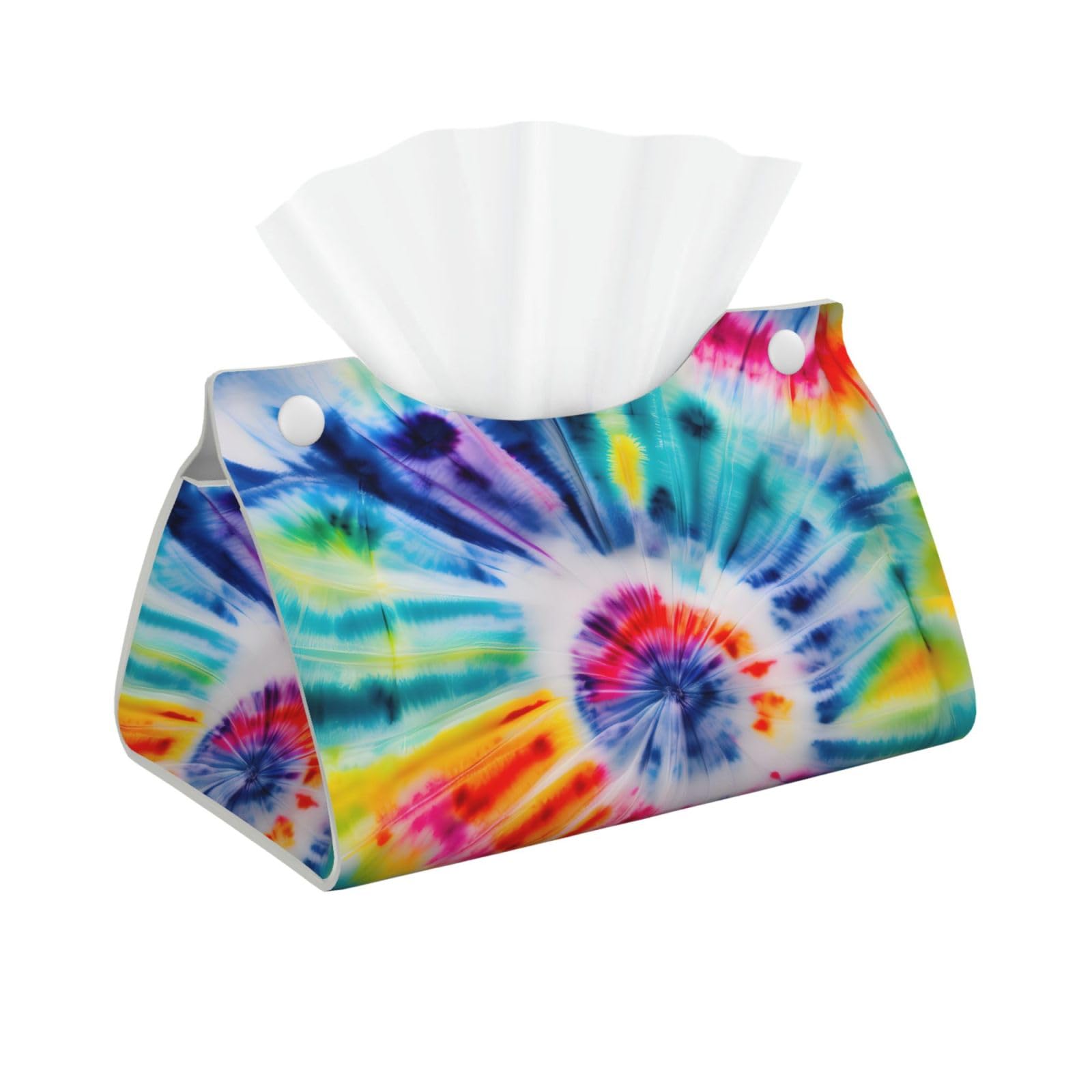 Beautiful World Rainbow Tribe Print Long Tissue Box Cover Tissue Dispenser Box For Living Room, Office, Car, Bathroom