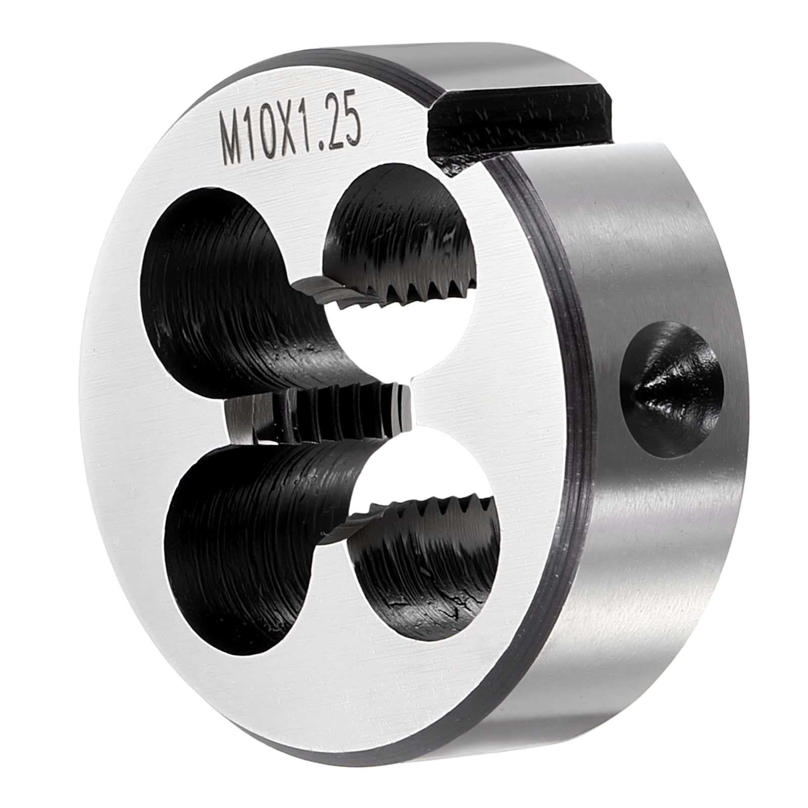 PATIKIL Round Threading Die M10x1.25mm Alloy Steel Non-Adjustable