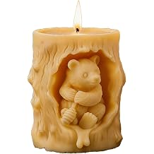 Tree Bear Candle Mold - Animal & Bear Resin Casting Molds, Silicone Clay Jewelry Molds, Candle Making Craft Supplies