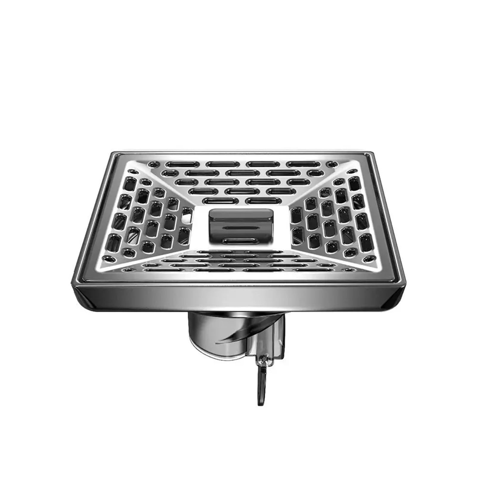 Grille de cuisine et salle de bain avec drain de sol géométrique