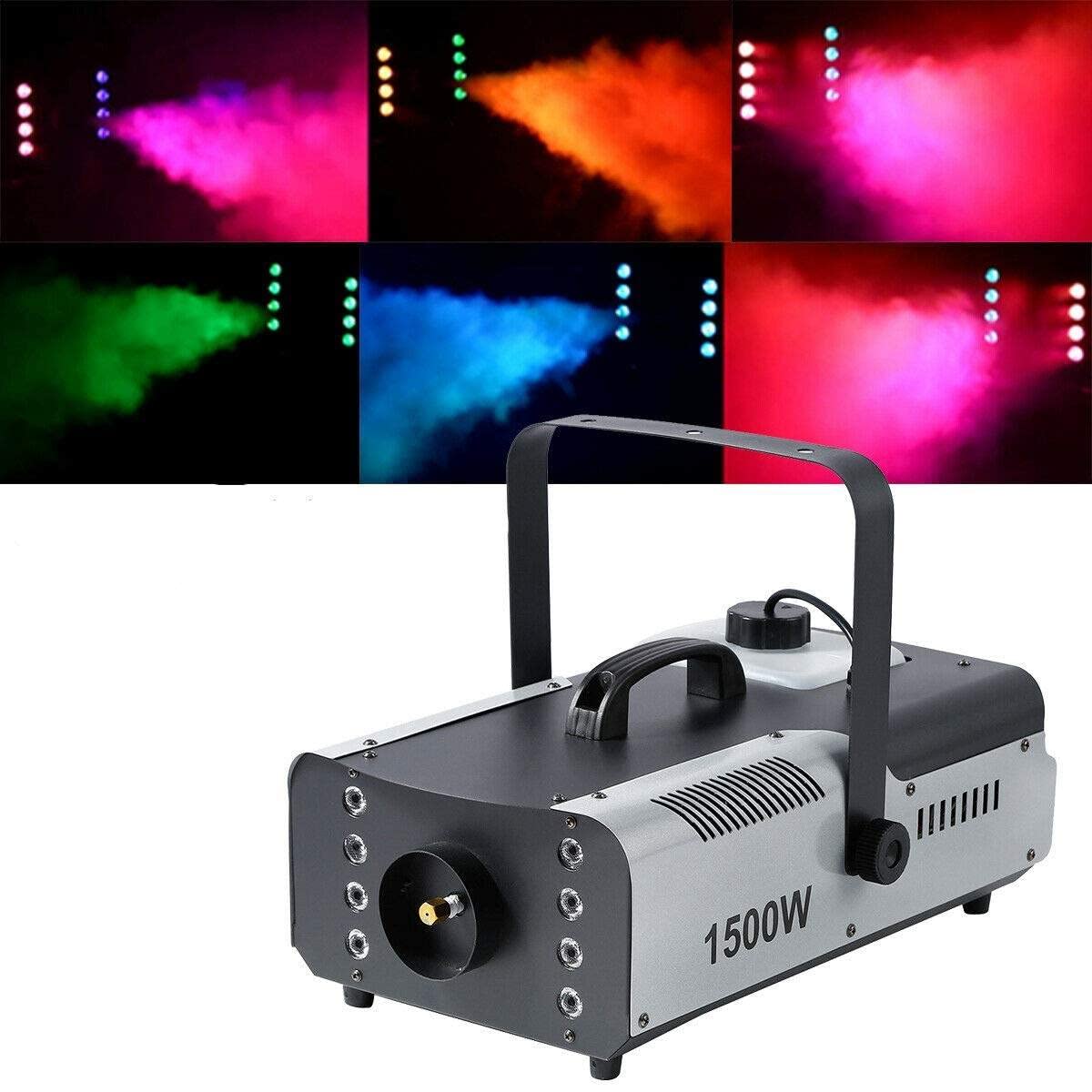Maszyna do mgły Efekt sceniczny Fogger DMX Stage Led wytwornica dymu 1500w Sterowanie przewodowe i pilot dla Dj Ballroom Ktv Bar Club