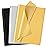 NEBURORA 60 Sheets Black Gold Silver Tissue Paper Metallic Tissue Paper Bulk for Gift Bags Wrapping Art Paper for DIY Graduation Birthday Wedding Christmas Party Gift Packing Decoration