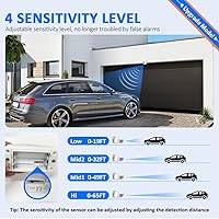 Vista 5 de Alarmas de entrada inalámbricas exteriores resistentes a la intemperie - Sistema de alarmas con sensor de movimiento, detector de movimiento