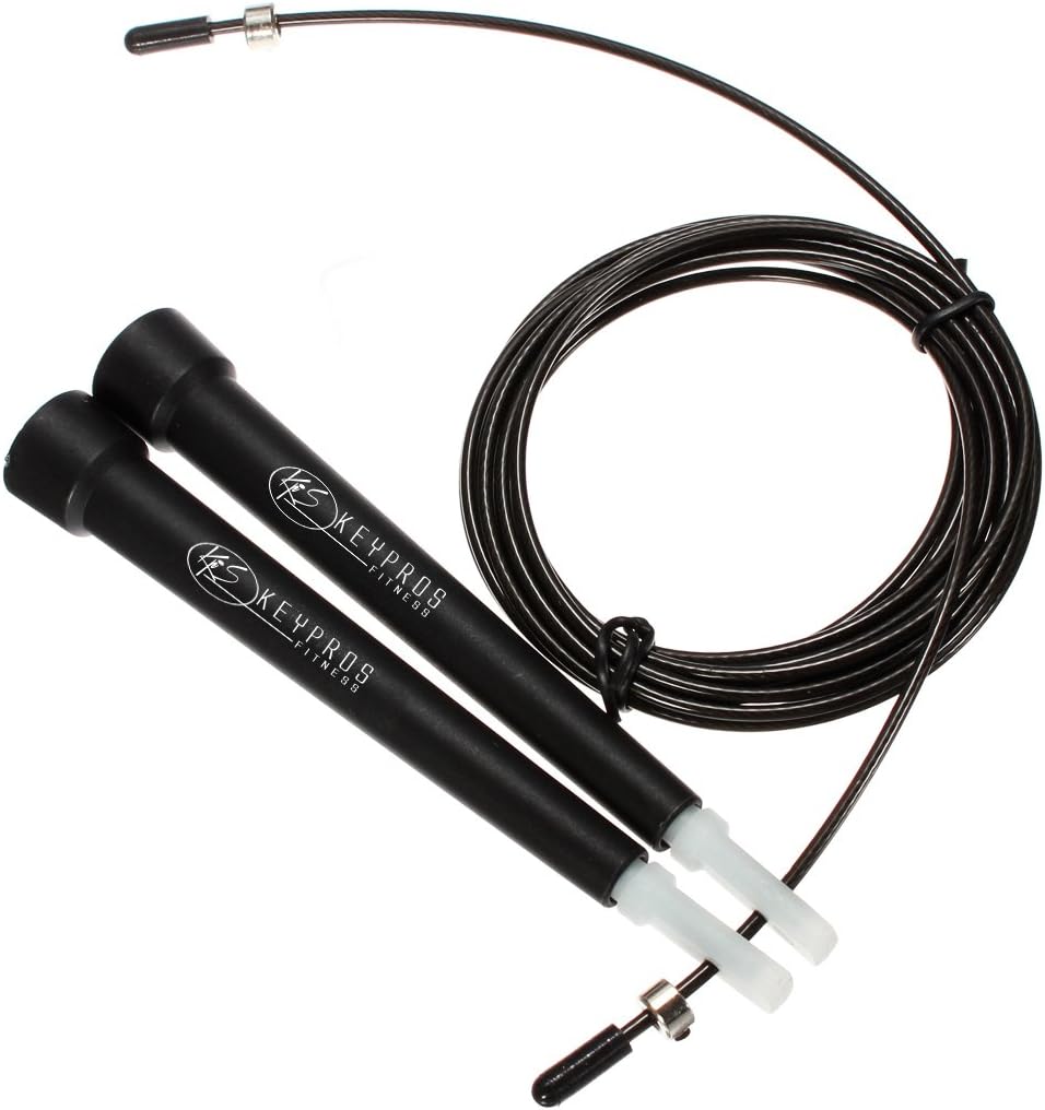 Jump Rope Master Double Unders with a Fast Speed Cable Voted Best For Exercise and Fitness Training, Bodybuilders, BOXERS, Kickboxers,MMA FightersAvailable In Multiple Colours Green, Blue, Red, Black, Pink, Purple – BUY this JUMP ROPE which includesFREE EBOOK Workout Guide With Bonus Meal Plan and FAT BURNING Secrets100% WARANTEE. FOR MEN, WOMEN and KIDS.