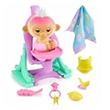 Fingerlings 2023 Interactive Baby Monkey Nursery Playset – Jas with 2-in-1 Cradle and High Chair, and 6 Accessories (Ages 5+)