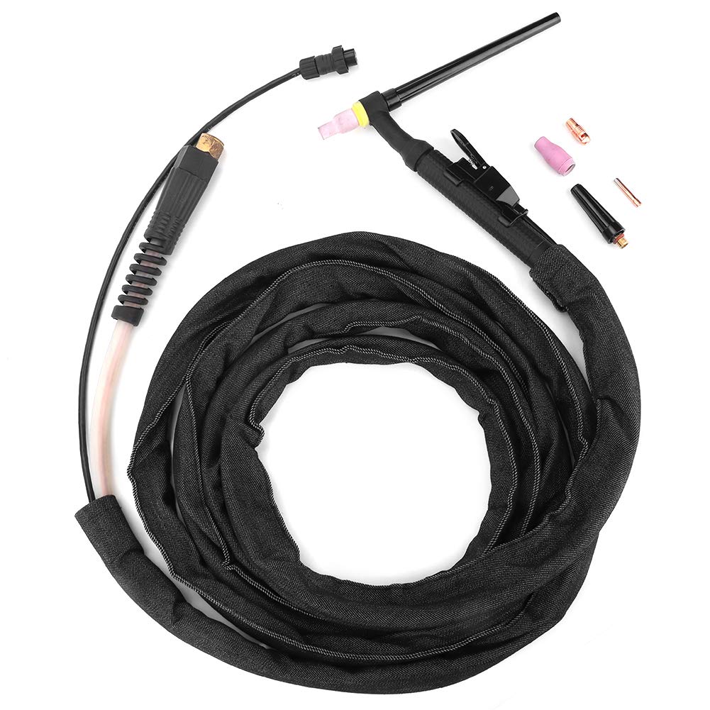 Soldador de Tig, Arccaptain Tig Antorcha Wp 9f Tig Argon Soldadura Pistola Soldadura Tig 4 Metros Mig Pistola de Soldadura Antorcha de Aire Enfriado Tigle para Soldadura de Metal para Soldadura de