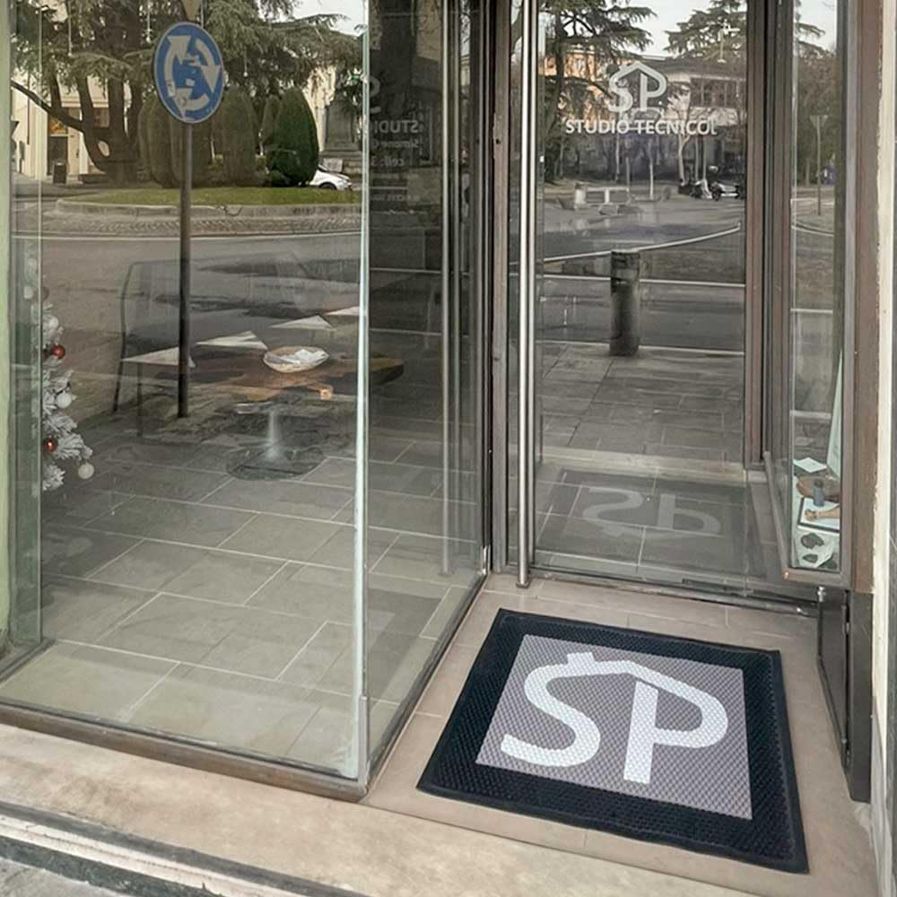 Olivo Tappeti Zerbino in Gomma Nitrilica Professionale GUM (40x60 cm)
