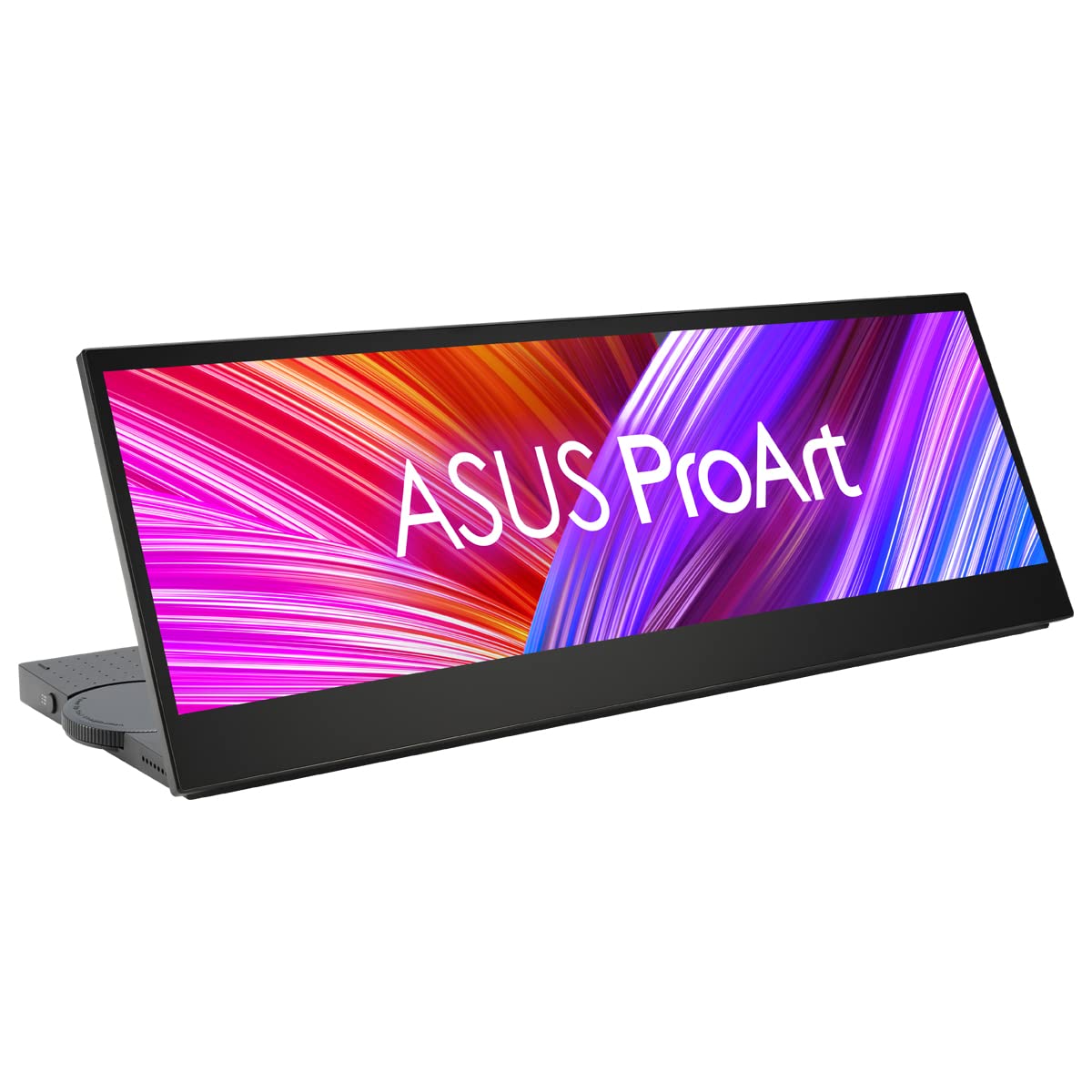 ASUS ProArt Display PA147CDV Creative Tool Monitor da 14 pollici, 32:9, IPS, Full HD 1920 x 550, 100% sRGB, 100% Rec.709, Precisione del colore Delta E<2, Calman, USB-C, Touch a 10 punti, MPP2.0, Nero