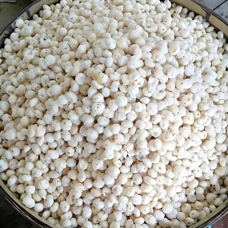 Image of THE NUT LUXURY Phool Makhana 100 gm | Handpicked Size High Protein Fox Nuts /Lotus Seeds | No added Preservatives & No artificial Flavours | High Protein & Fiber
