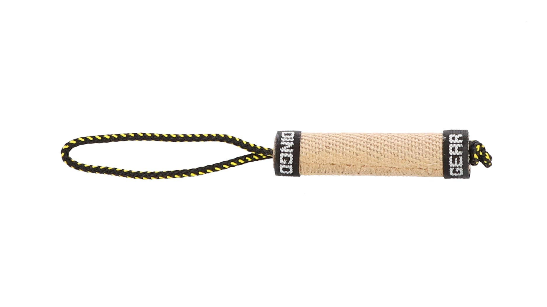 DINGO GEAR Jute Roller Bite Tug 1 Handle Reinforced for Bite Training K9 IGP Fun S00155