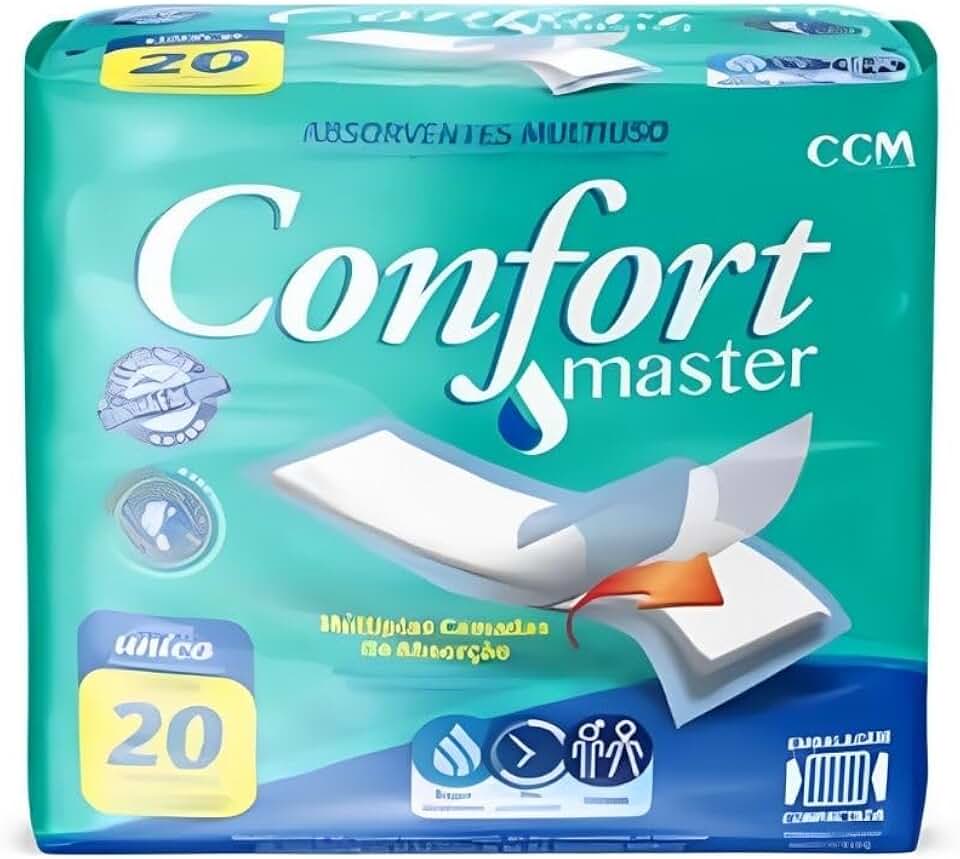 Confort master contém 20 absorventes
