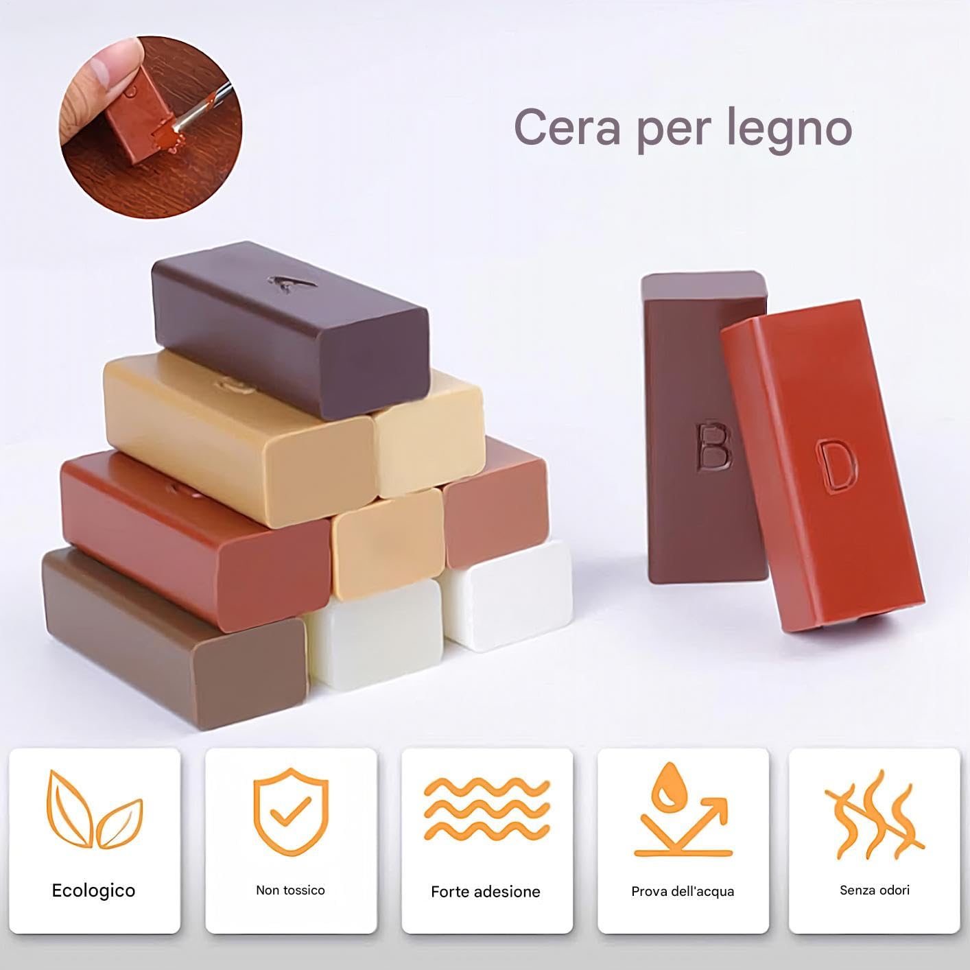 Kit reparación laminado Marcador pintura impermeable y pintable