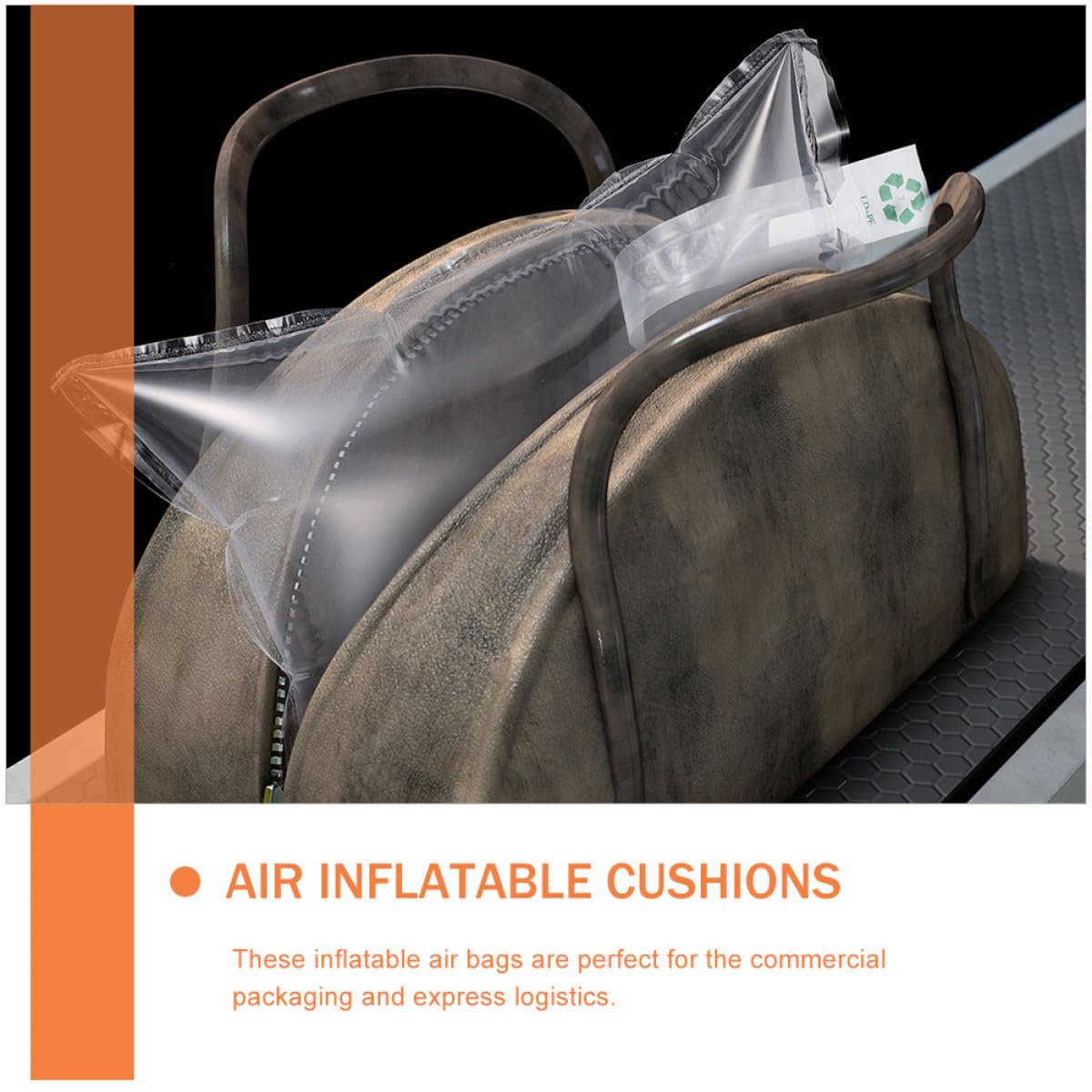 Lot de 50 Poches d'Air Gonflables 30X40 CM Coussins d'Air Portables pour Calage et Emballage Express de Marchandises Délicates