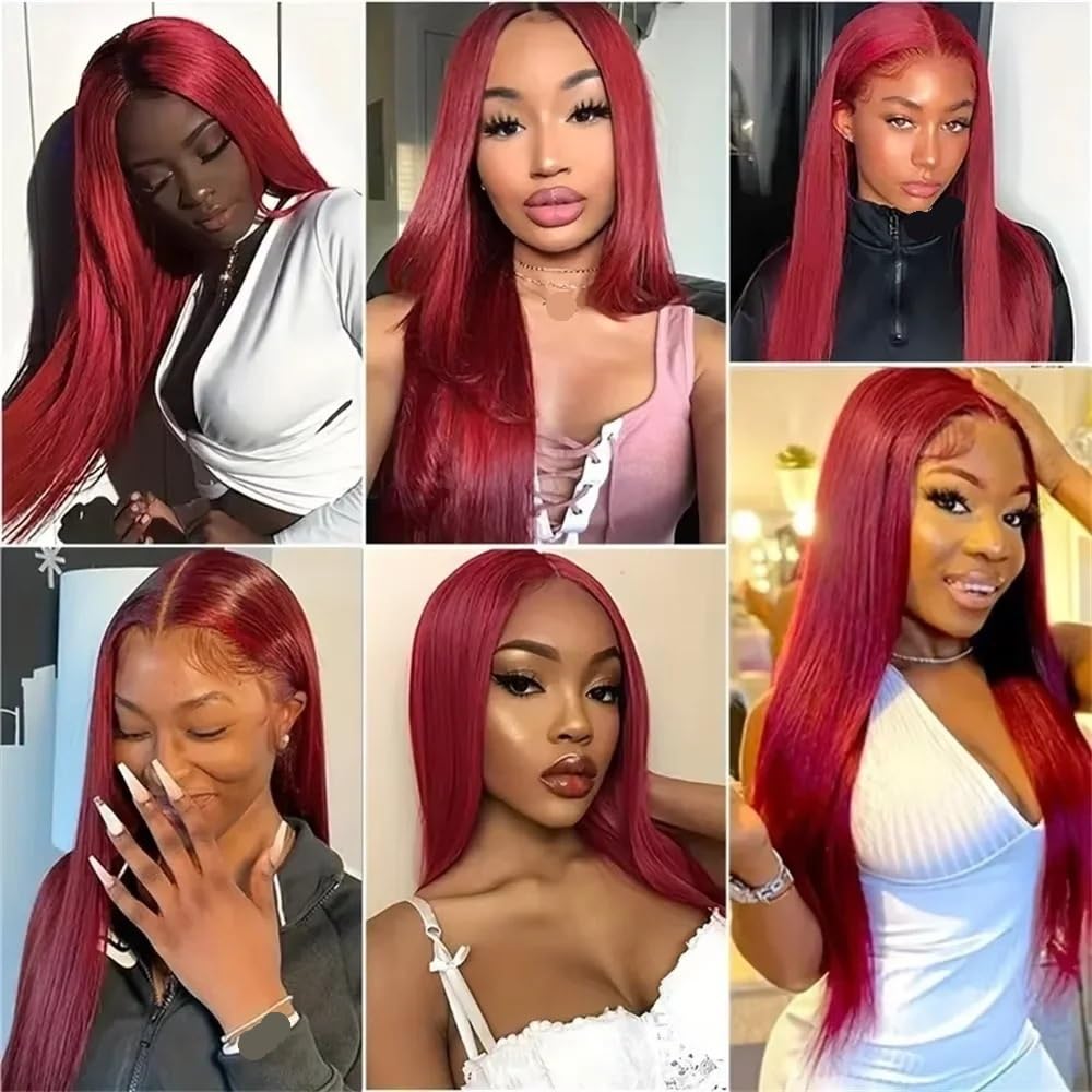 perücken HD Lace Frontal Echthaarperücke Gerade Perücke 13x4 Lace Front Echthaarperücken for Frauen 180 Hohe Dichte Perücke(26inches)