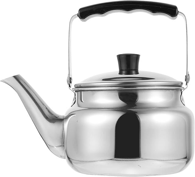 DOITOOL 1000ml Stainless Steel Kettle for Gas Hob- Stainless Steel Boiling Stove Top Kettle Water Kettle for Home Restaurant