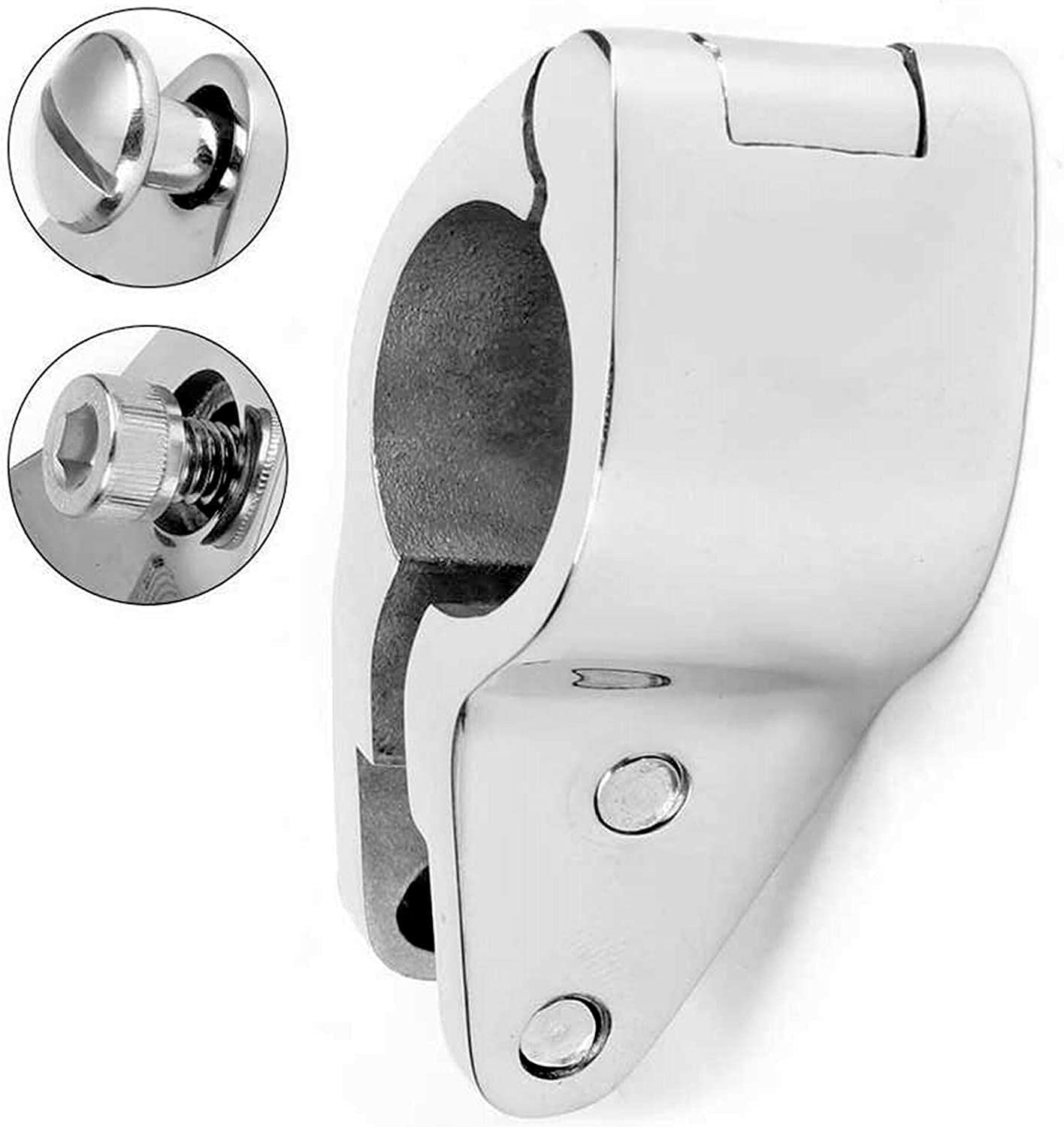 2 PCS MARINE BOAT BIMINI TOP CANOPY FITTINGS SS 316 TOP JAW SLIDE - Foto 9