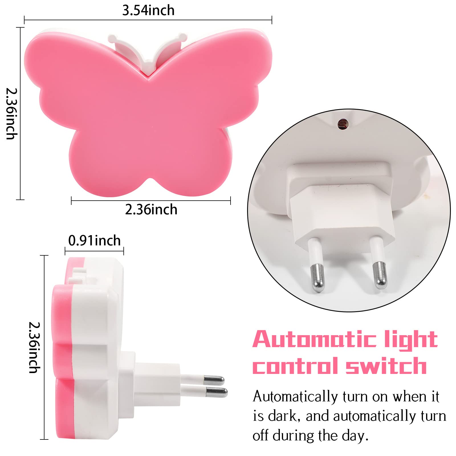 Insteek Nachtlamp - LED Kamerlamp - Keukenverlichting Met Automatische Schemering Tot Dageraad Sensor | Voor Slaapkamer Nachttafel Badkamer Woonkamer Keuken En Gang Insteek Nachtlamp - LED Kamerlamp - Keukenverlichting Met Automatische Schemering Tot Dageraad Sensor | Voor Slaapkamer Nachttafel Badkamer Woonkamer Keuken En Gang
