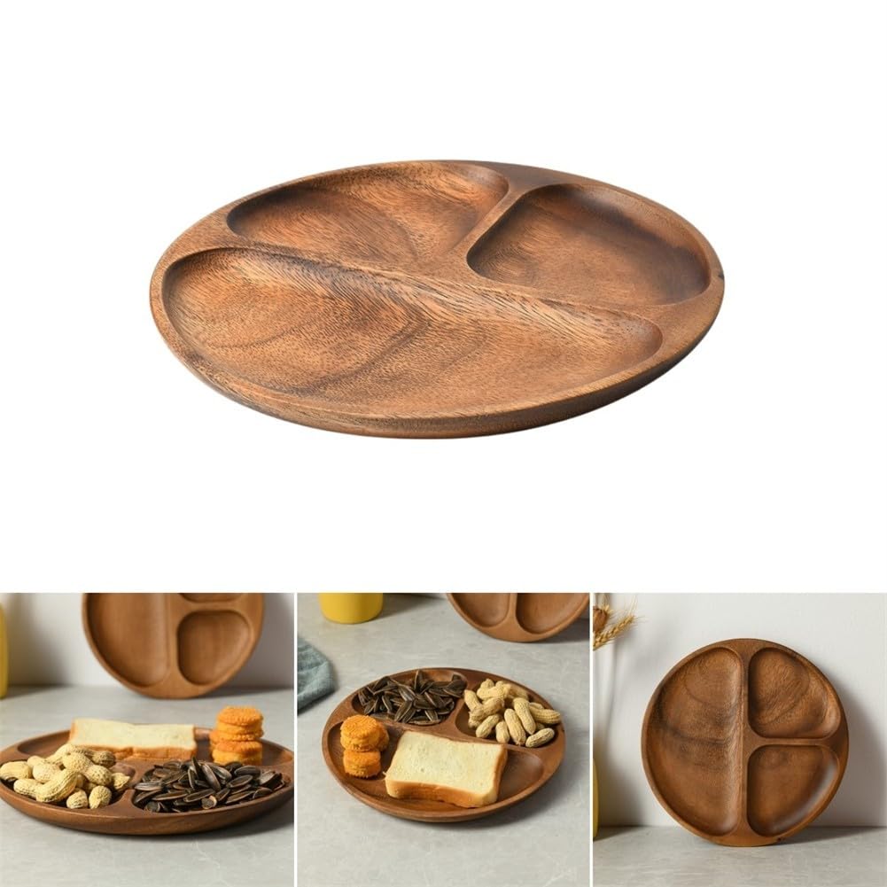 Houten dienblad, Houten schotels voor huisdecoratie, Voedsel, Groenten, Fruit, Charcuterie, Voorgerecht serveerbak, Kaasplank (rechthoek (20x10.5x1.5 cm
