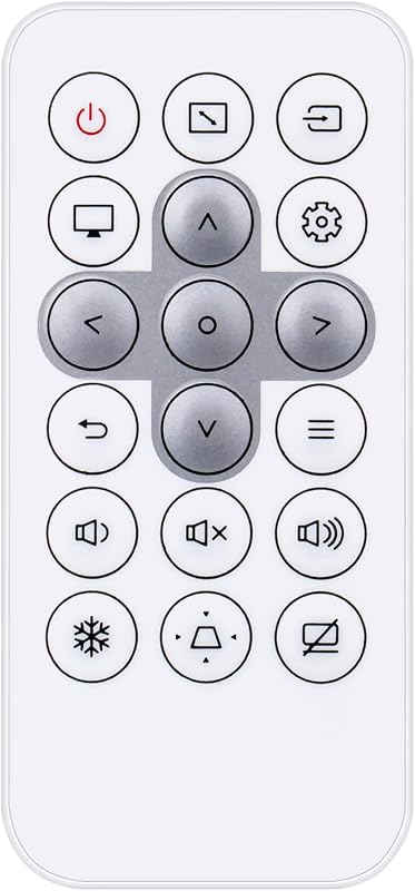 Replacement Remote Compatible with OPTOMA Home Projectors UHZ35ST GT2000HDR | GT2100HDR GT3500HDR HZ40HDR ZX350e ZW350ST ZX350ST ZH450 ZH450ST ZH350 ZW410UST ZK450 ZK430ST ZH520 ZH462 ZH350ST UHZ66