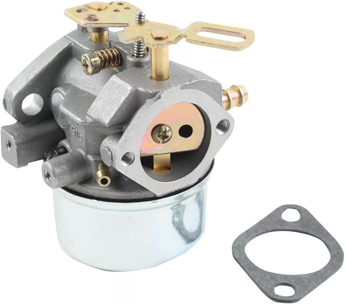 Davanti view of the BXParts Carburetor with choke and throttle linkages
