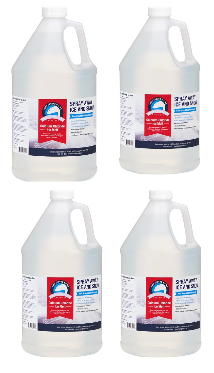 Chlorure de calcium liquide Bare Ground contre le verglas tenace à -20°C